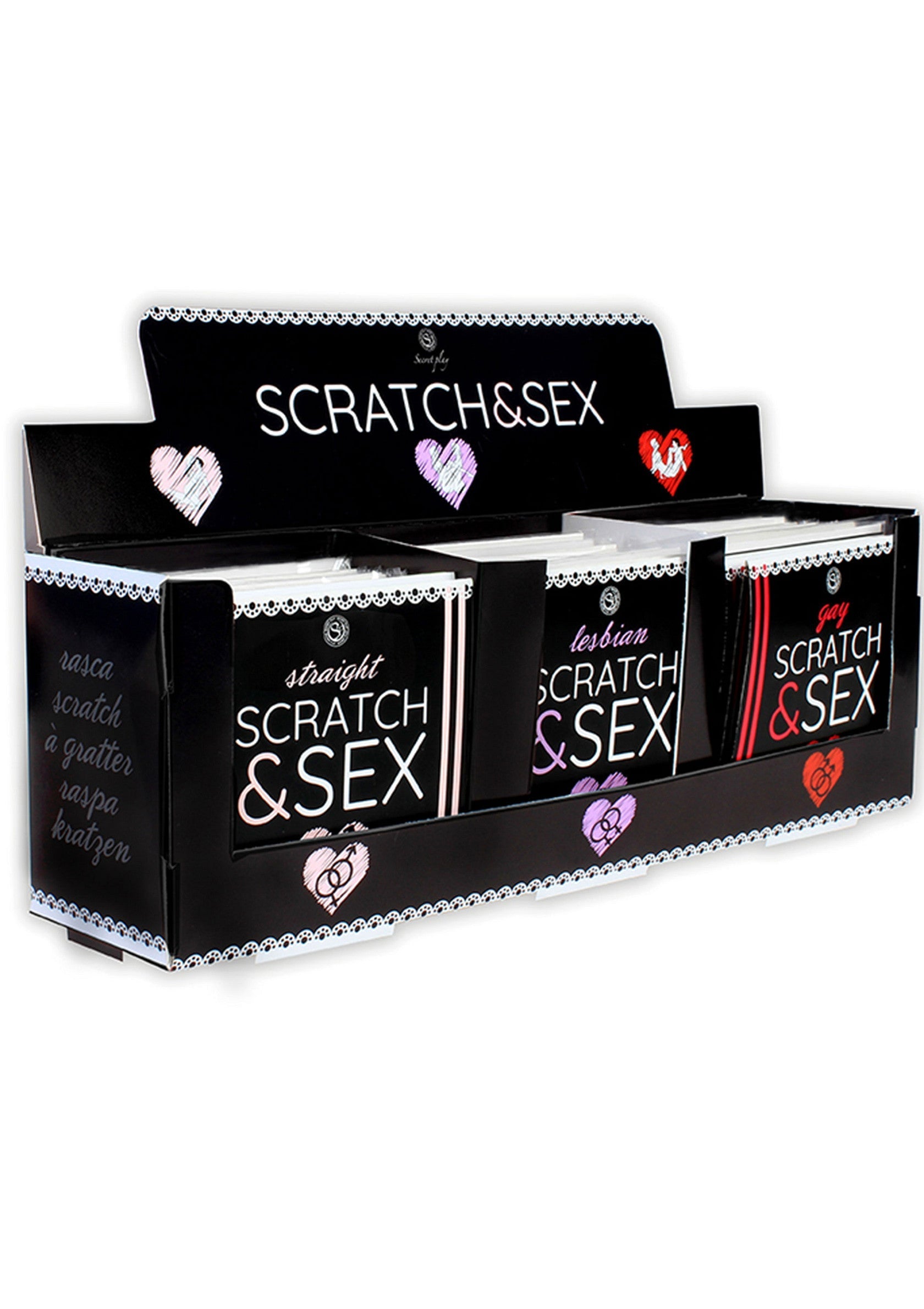 Jeu coquin Secret Play Display Scratch & Sex