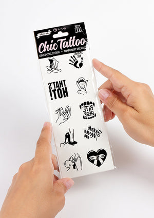Jeu coquin Secret Play Kinky Chic Temporary Tattoo