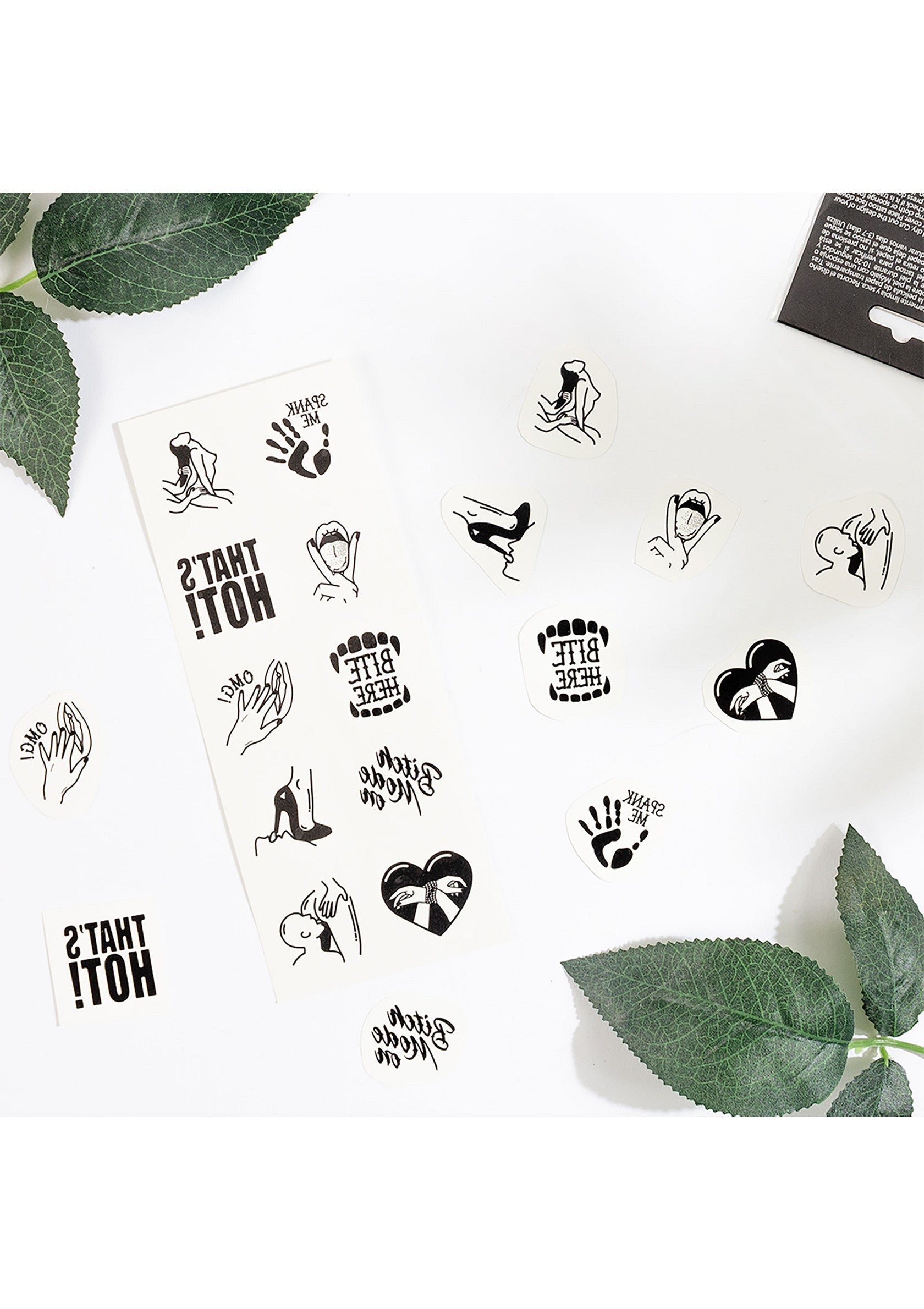 Jeu coquin Secret Play Kinky Chic Temporary Tattoo