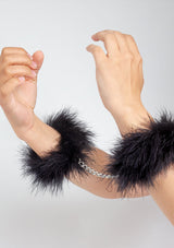 Accessoire BDSM Secret Play Marabou Handcuffs