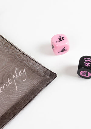Jeu coquin Secret Play Foreplay Lovers Dice 2 pcs