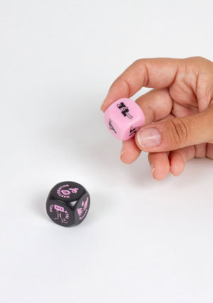 Jeu coquin Secret Play Foreplay Lovers Dice 2 pcs