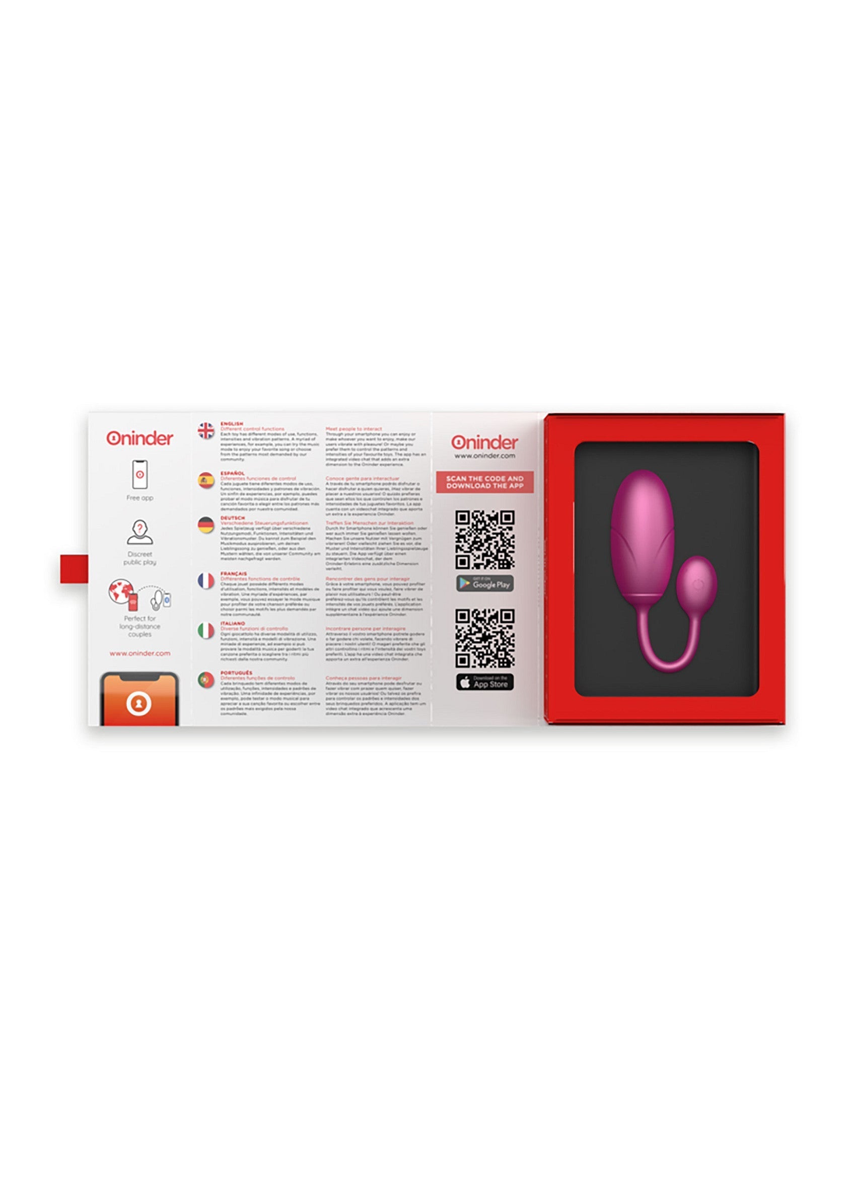 Boules de Geisha Oninder Tokyo Vibrating Egg + App