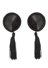 Lingerie Kinky Diva Satin Nipple Covers with Tassel