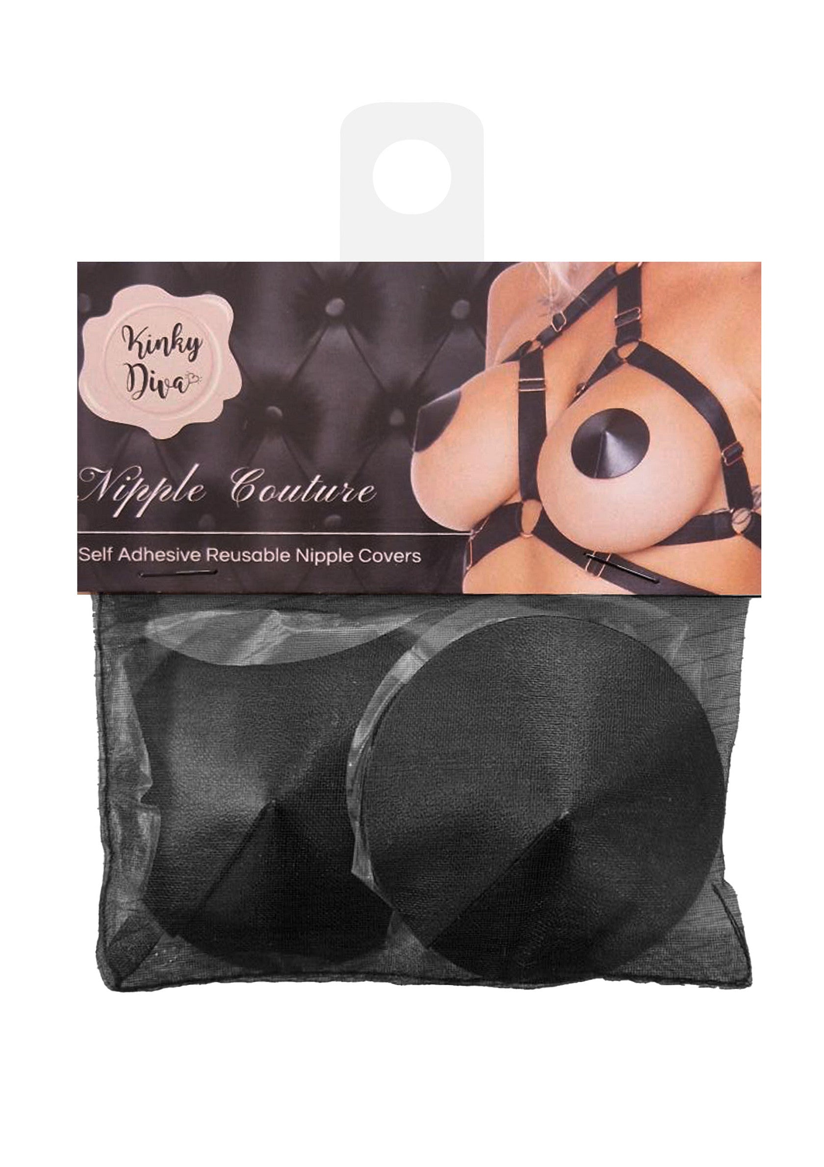 Lingerie Kinky Diva PU Leather Nipple Covers