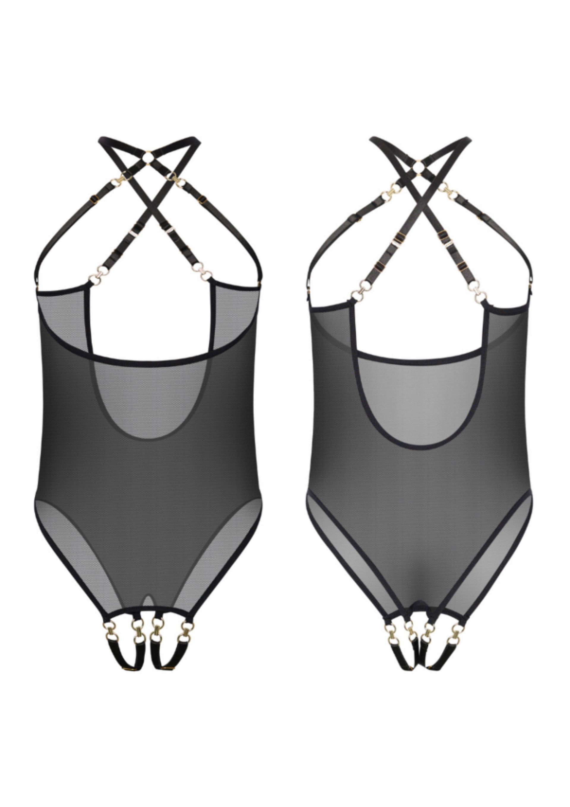 Lingerie Kinky Diva Coquette Cupless & Crotchless Body