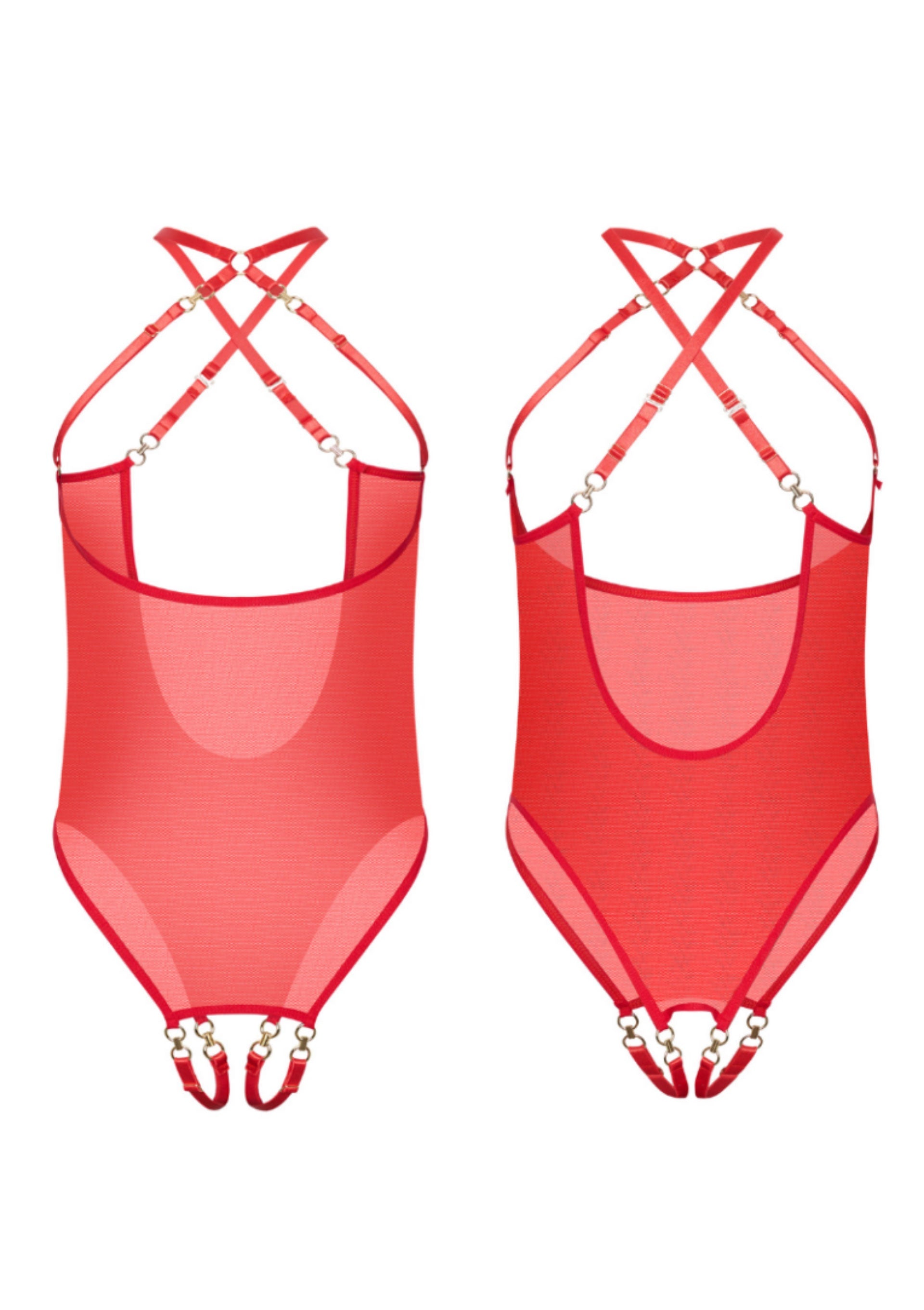 Lingerie Kinky Diva Coquette Cupless & Crotchless Body