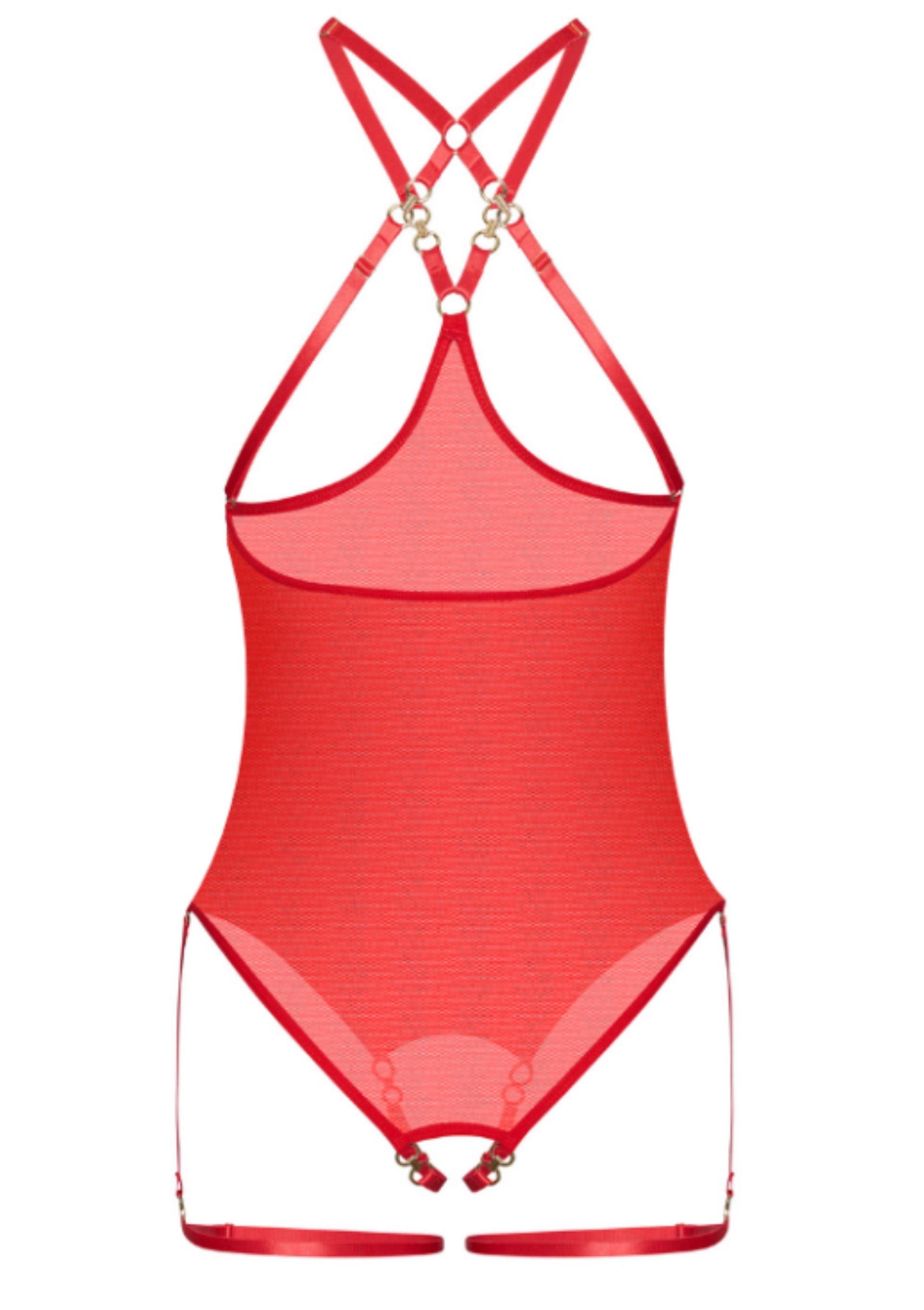 Lingerie Kinky Diva Risque Cupless & Crotchless Body
