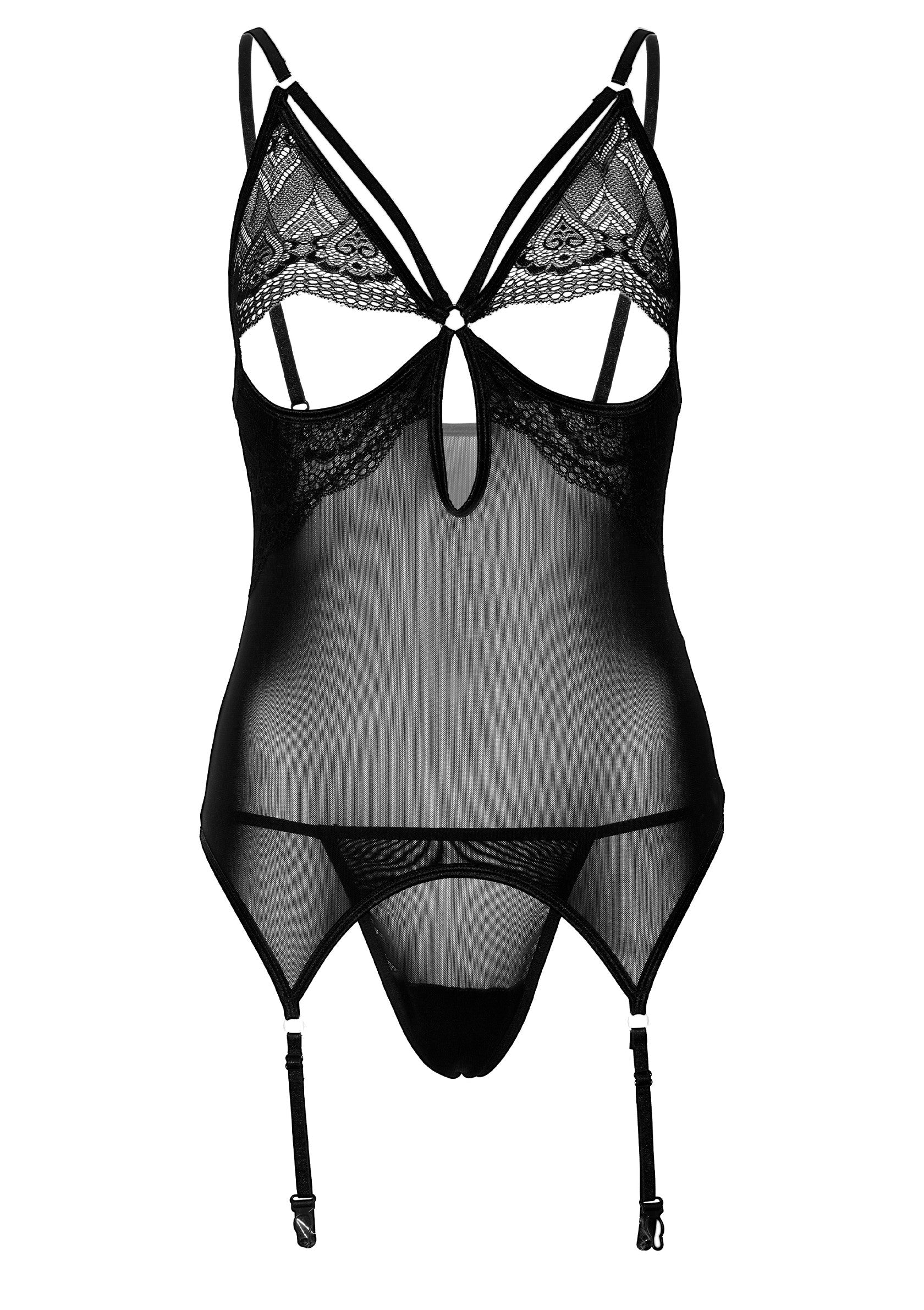 Lingerie Daring Intimates Underboob Cami Garter