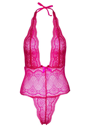 Lingerie Daring Intimates Heart Lace Teddy