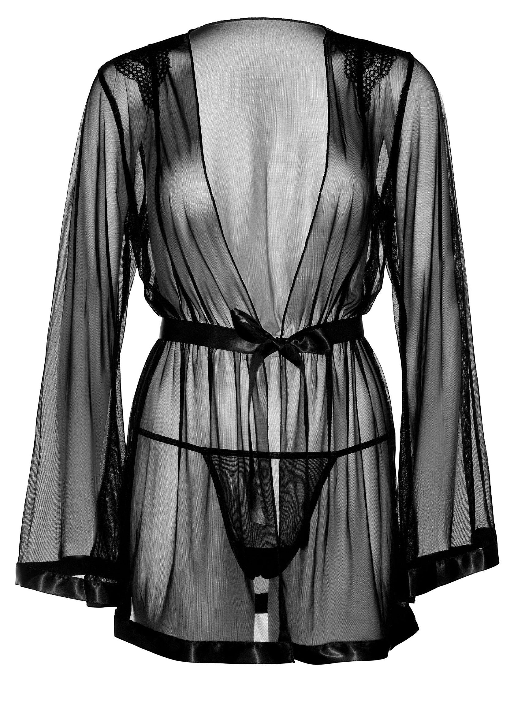 Lingerie Daring Intimates Sheer Kimono and String