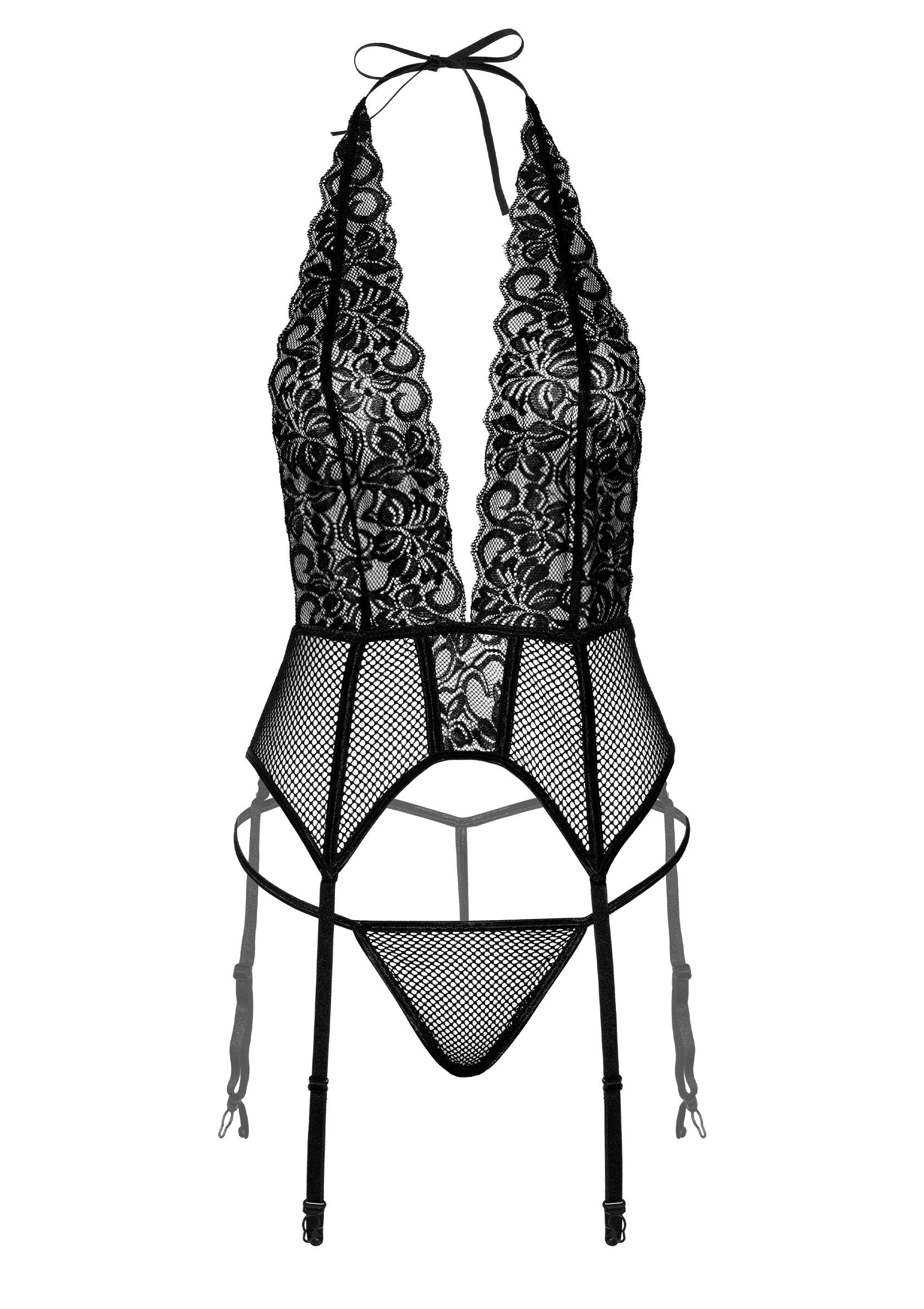 Lingerie Daring Intimates Cami Garter and String