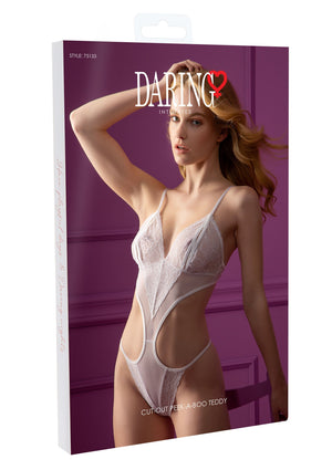 Lingerie Daring Intimates Cut-out Peek-a-Boo Teddy