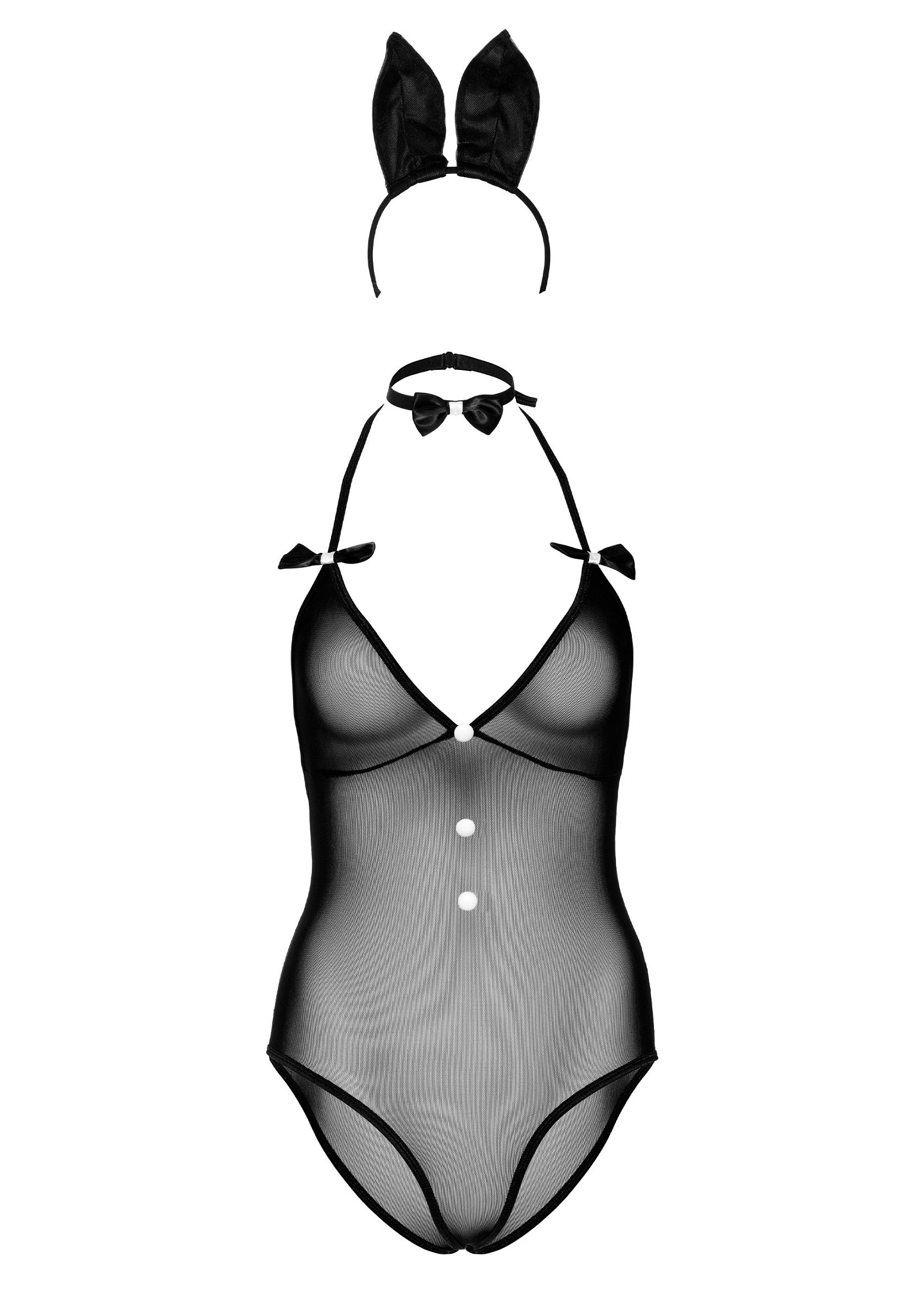 Lingerie Daring Intimates Tuxedo Bunny Roleplay Set
