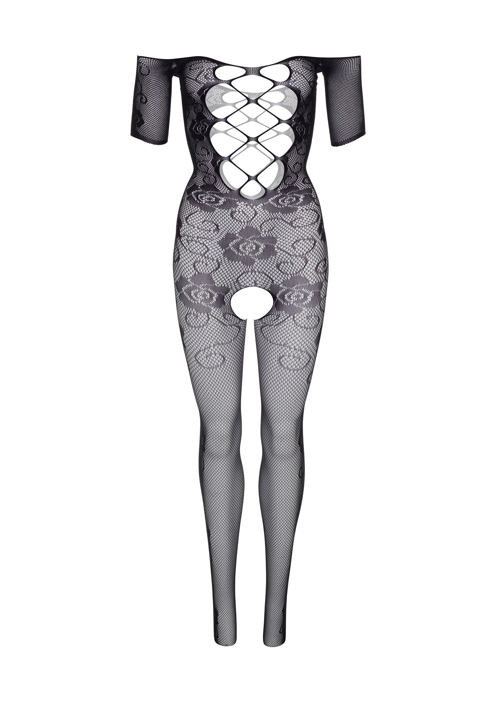 Lingerie Daring Intimates Off the Shoulder Bodystocking