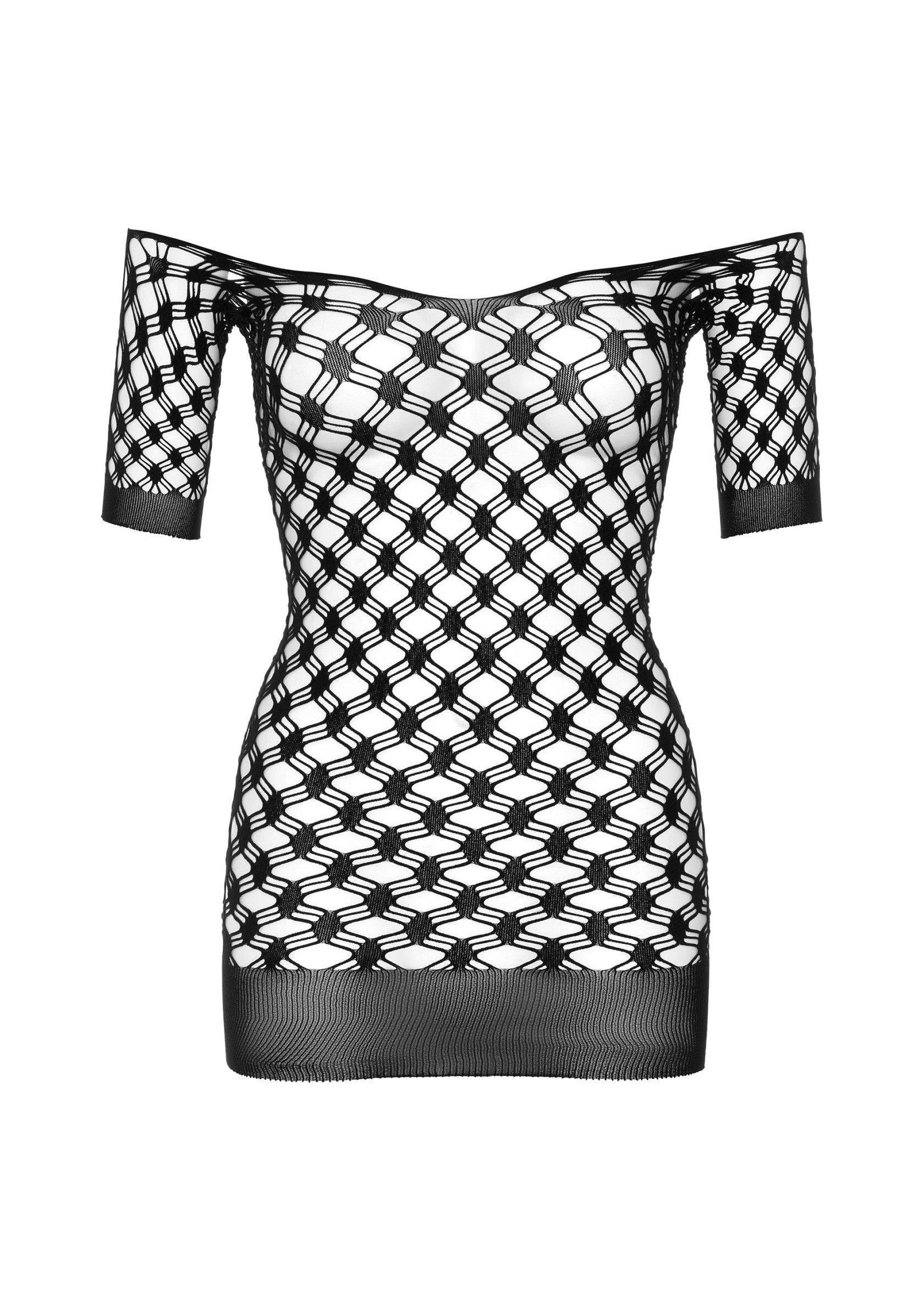 Lingerie Daring Intimates Deluxe Fence Net Minidress