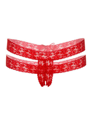 Lingerie Daring Intimates Lucy crotchless thong panty
