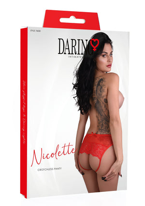 Lingerie Daring Intimates Nicolette crotchless panty
