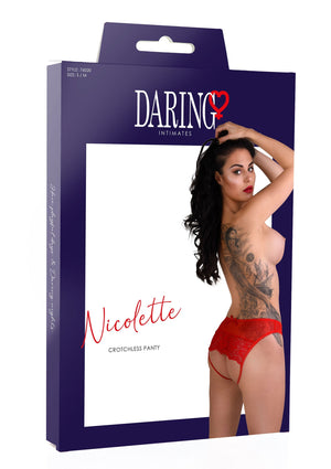 Lingerie Daring Intimates Nicolette crotchless panty
