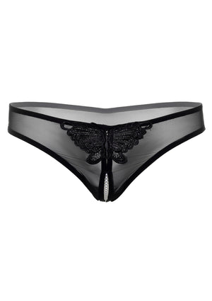 Lingerie Daring Intimates Indra crotchless beaded thong