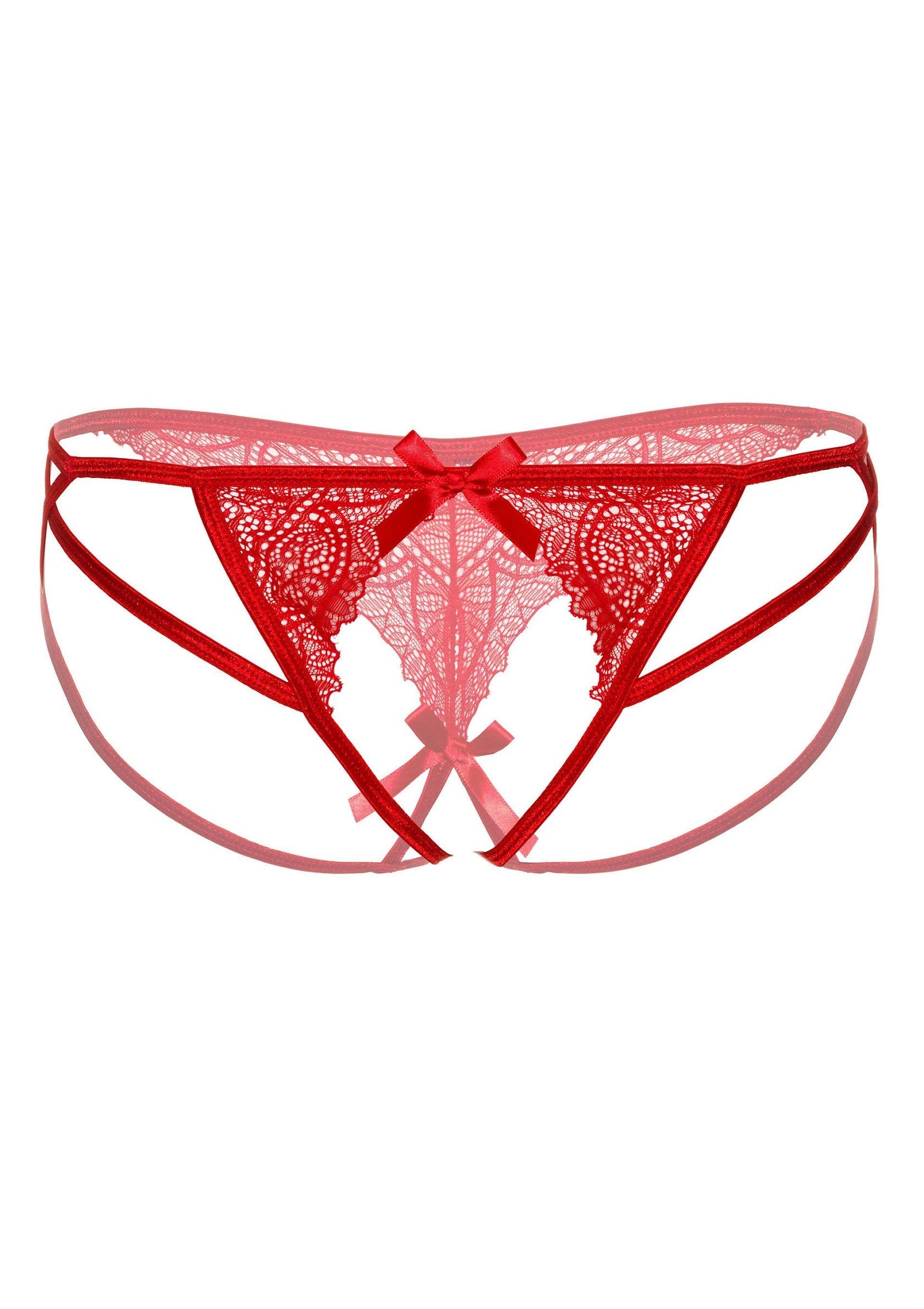 Lingerie Daring Intimates Naomi strappy crotchless tanga