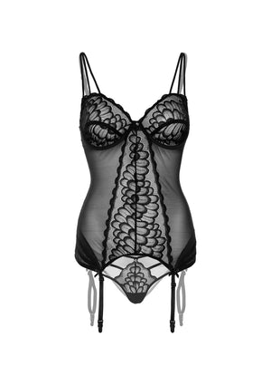 Lingerie Daring Intimates Lace Cami Corset with string