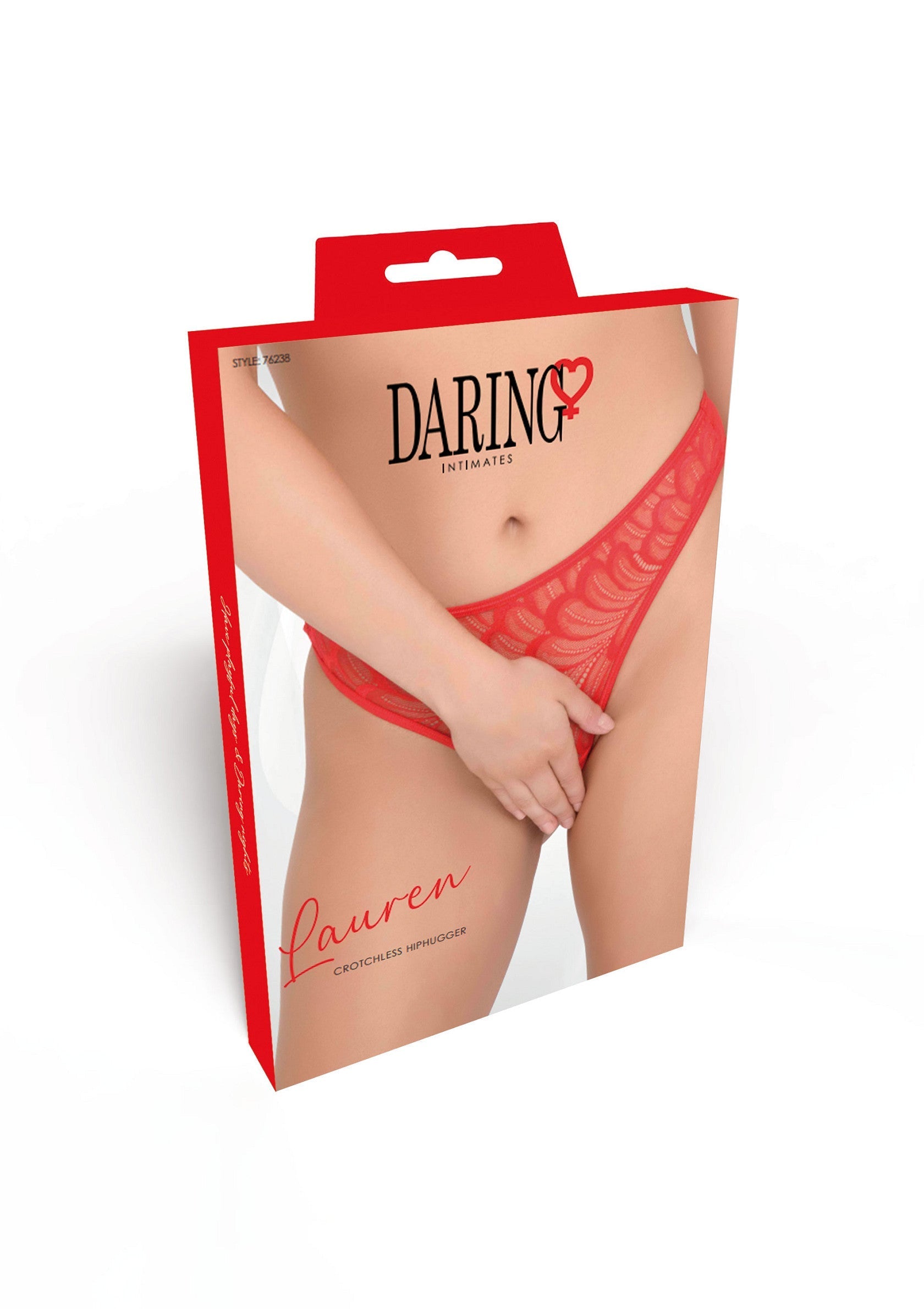 Lingerie Daring Intimates Crotchless Hiphugger