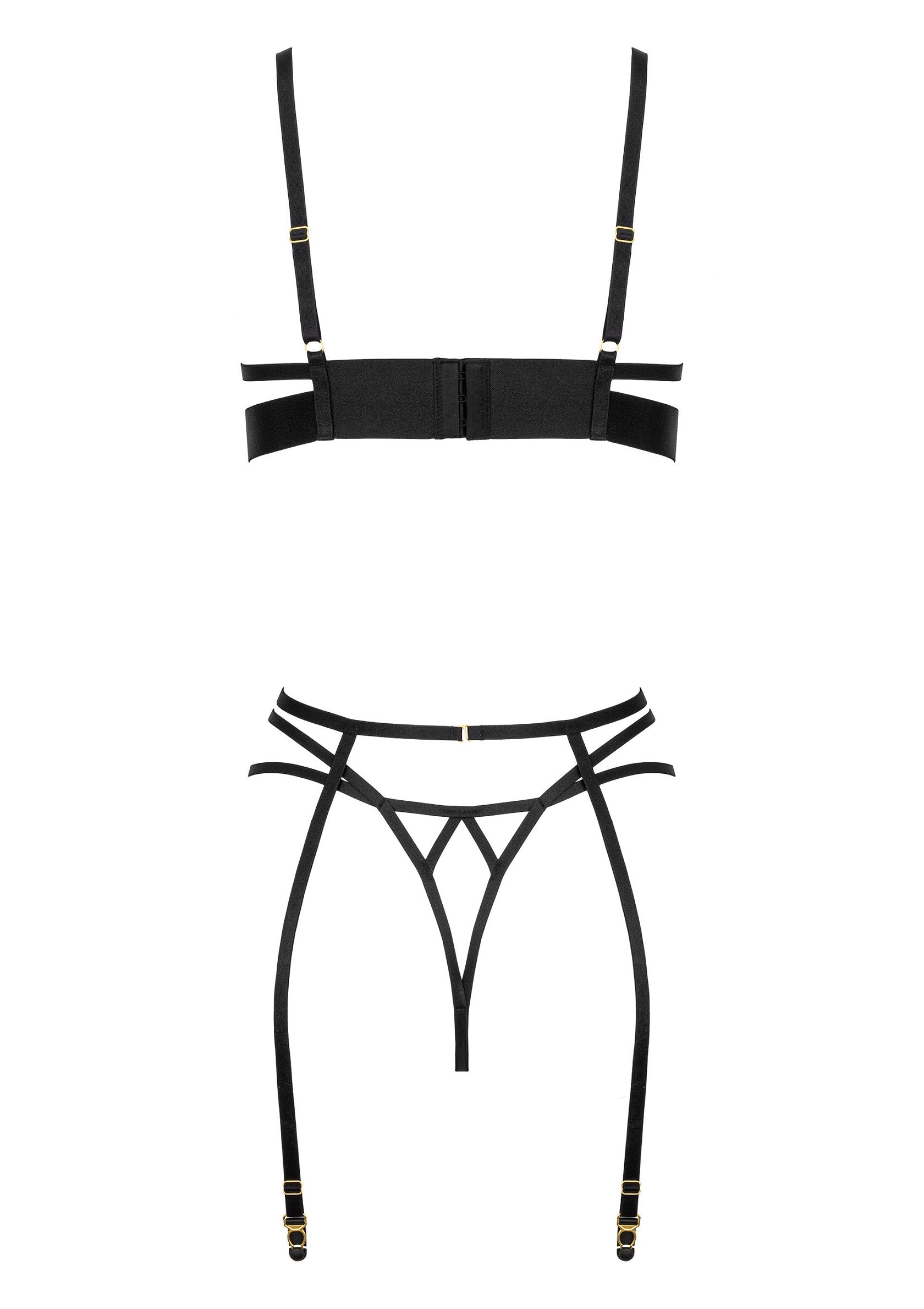 Lingerie Kotek Lacina 3 pcs set