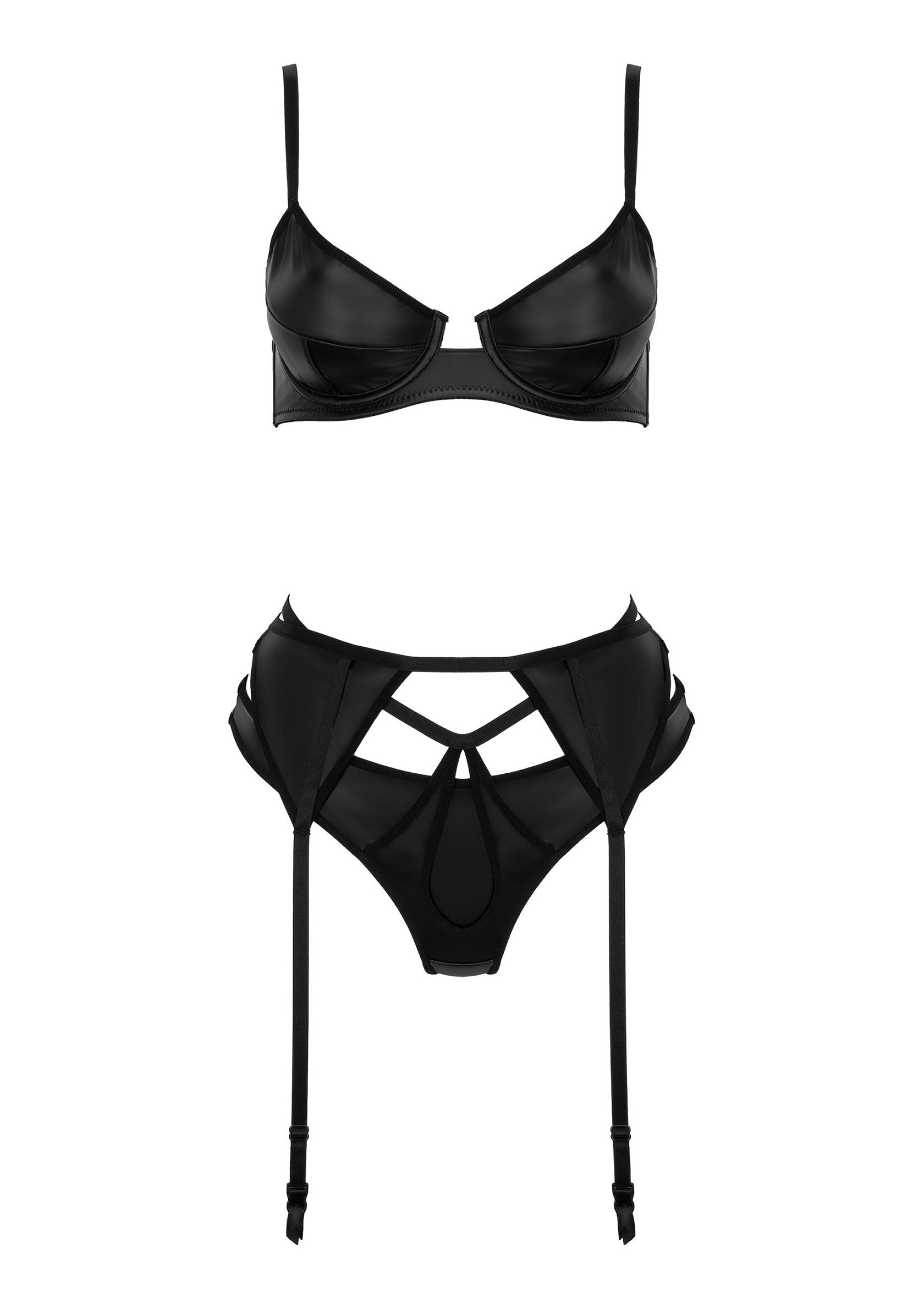 Lingerie Kotek Blackelia 3pcs set