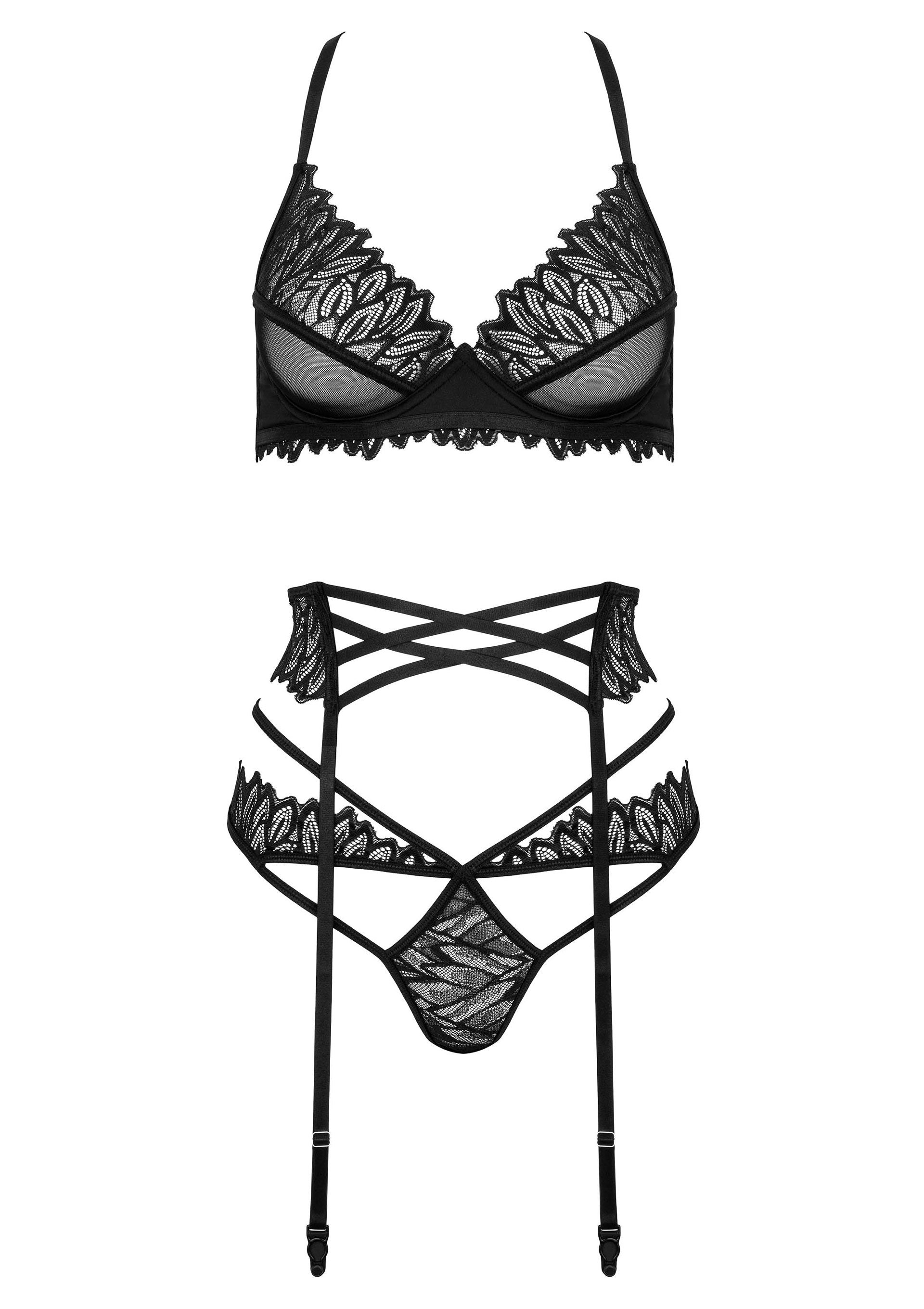 Lingerie Kotek 3 Pcs Set THP102