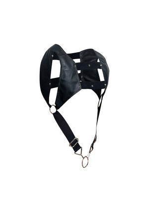 Lingerie MOB Eroticwear DNGEON Top Cockring Harness