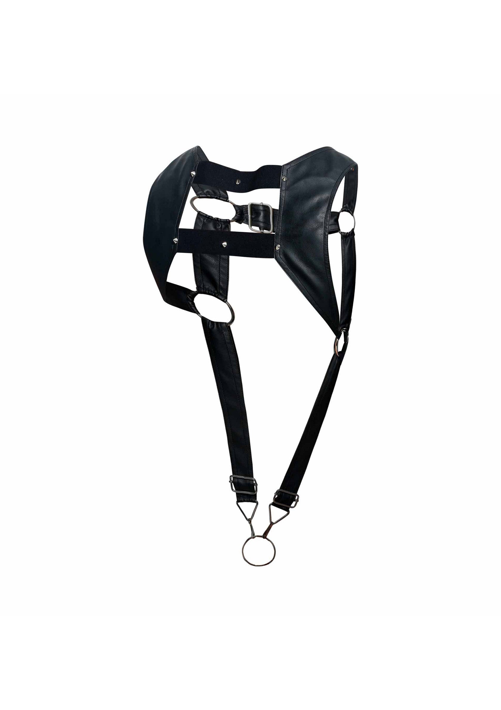 Lingerie MOB Eroticwear DNGEON Top Cockring Harness