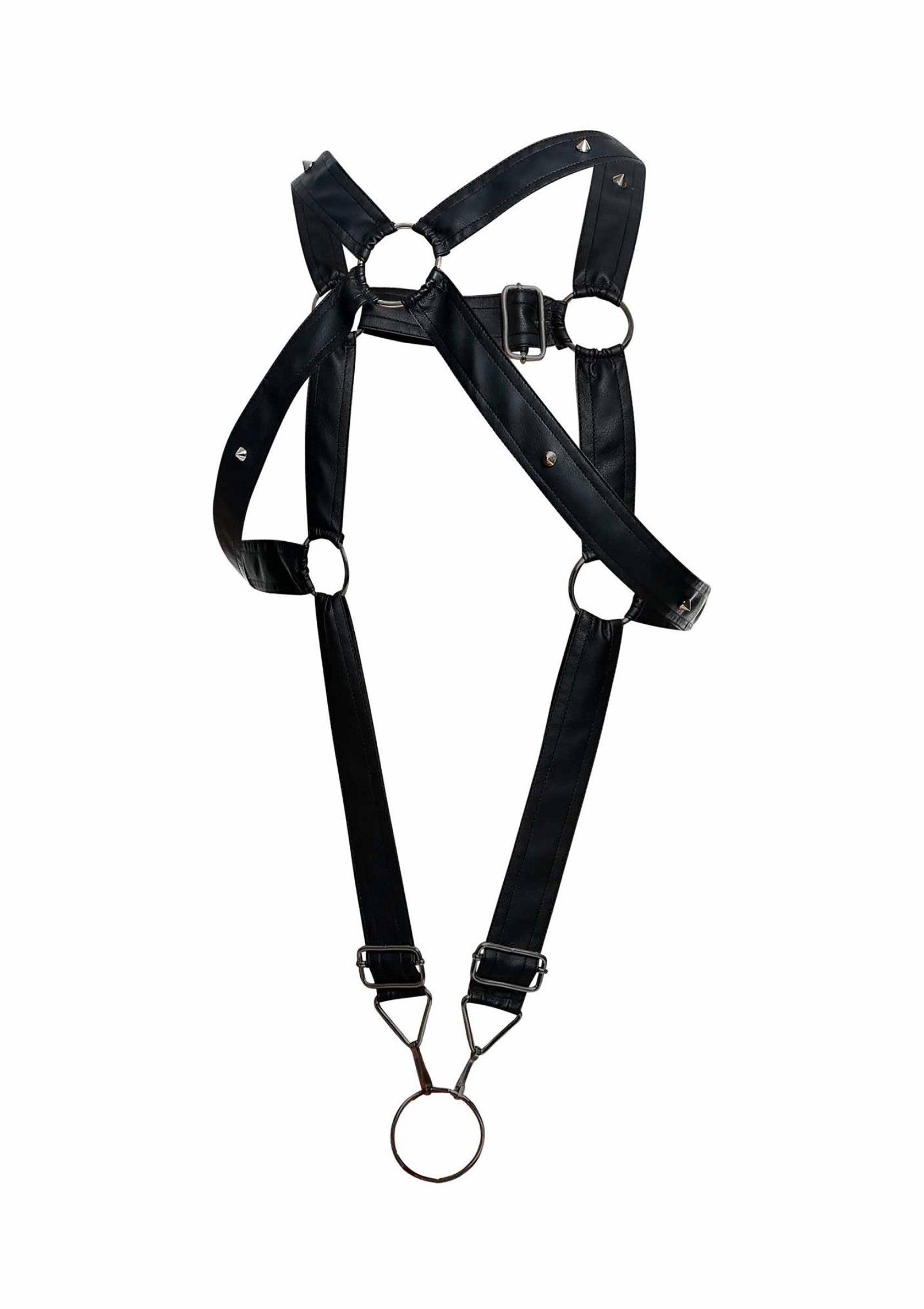 Lingerie MOB Eroticwear DNGEON Cross Cockring Harness