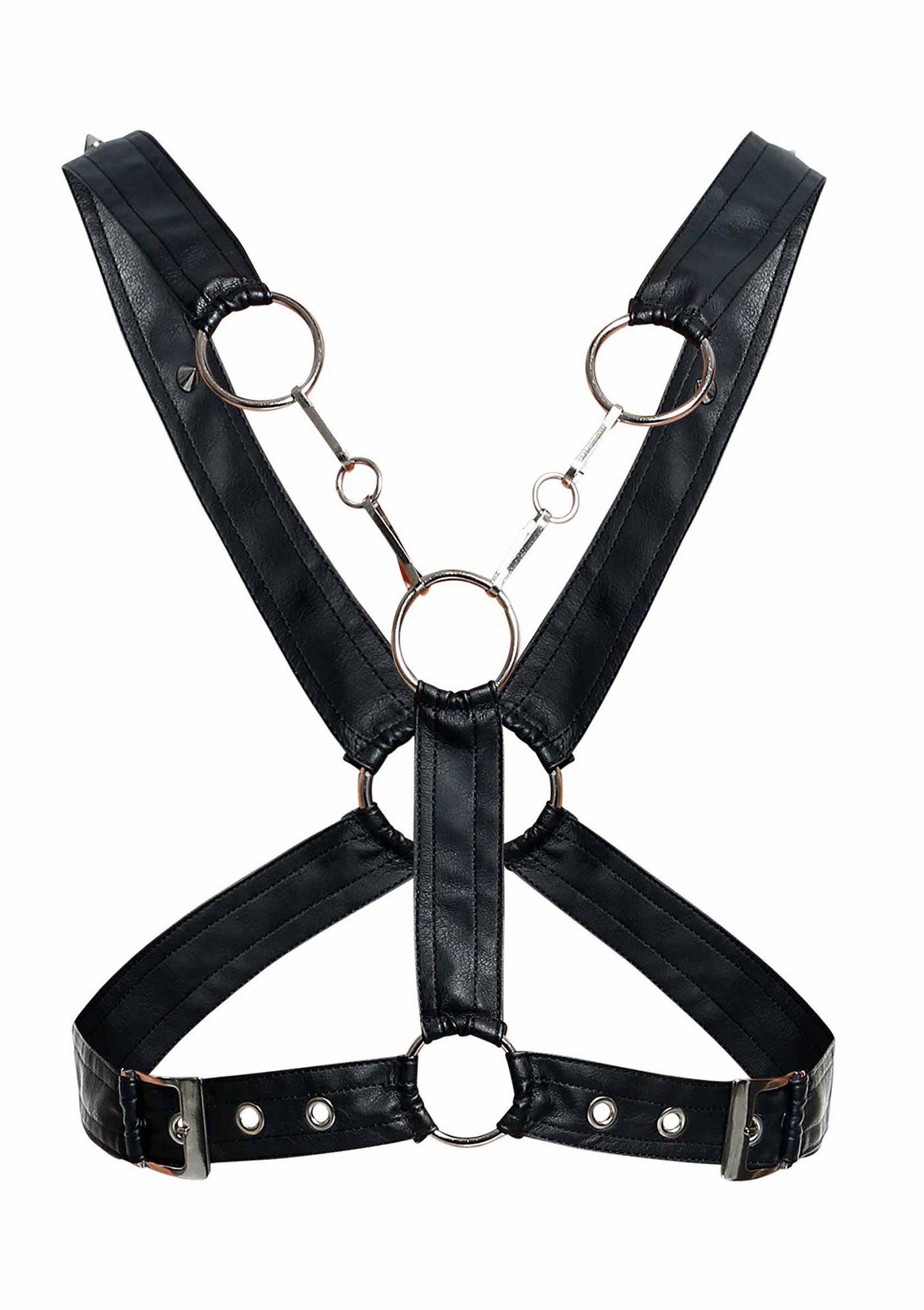 Lingerie MOB Eroticwear DNGEON Cross Chain Harness