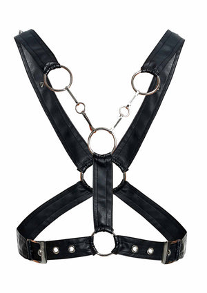 Lingerie MOB Eroticwear DNGEON Cross Chain Harness