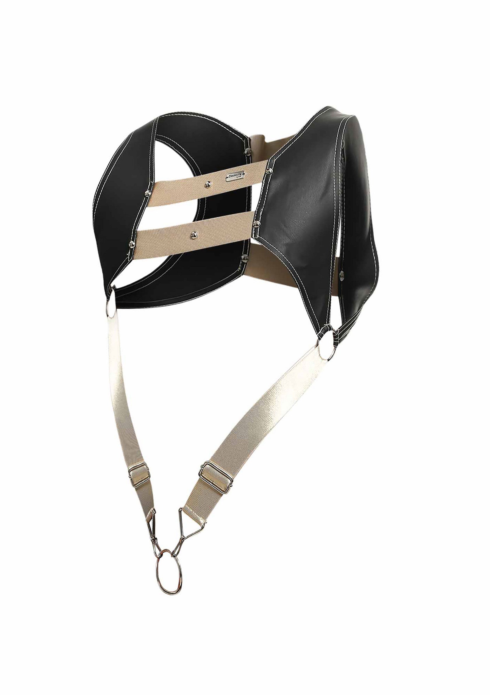 Lingerie MOB Eroticwear DNGEON Top Cockring Harness