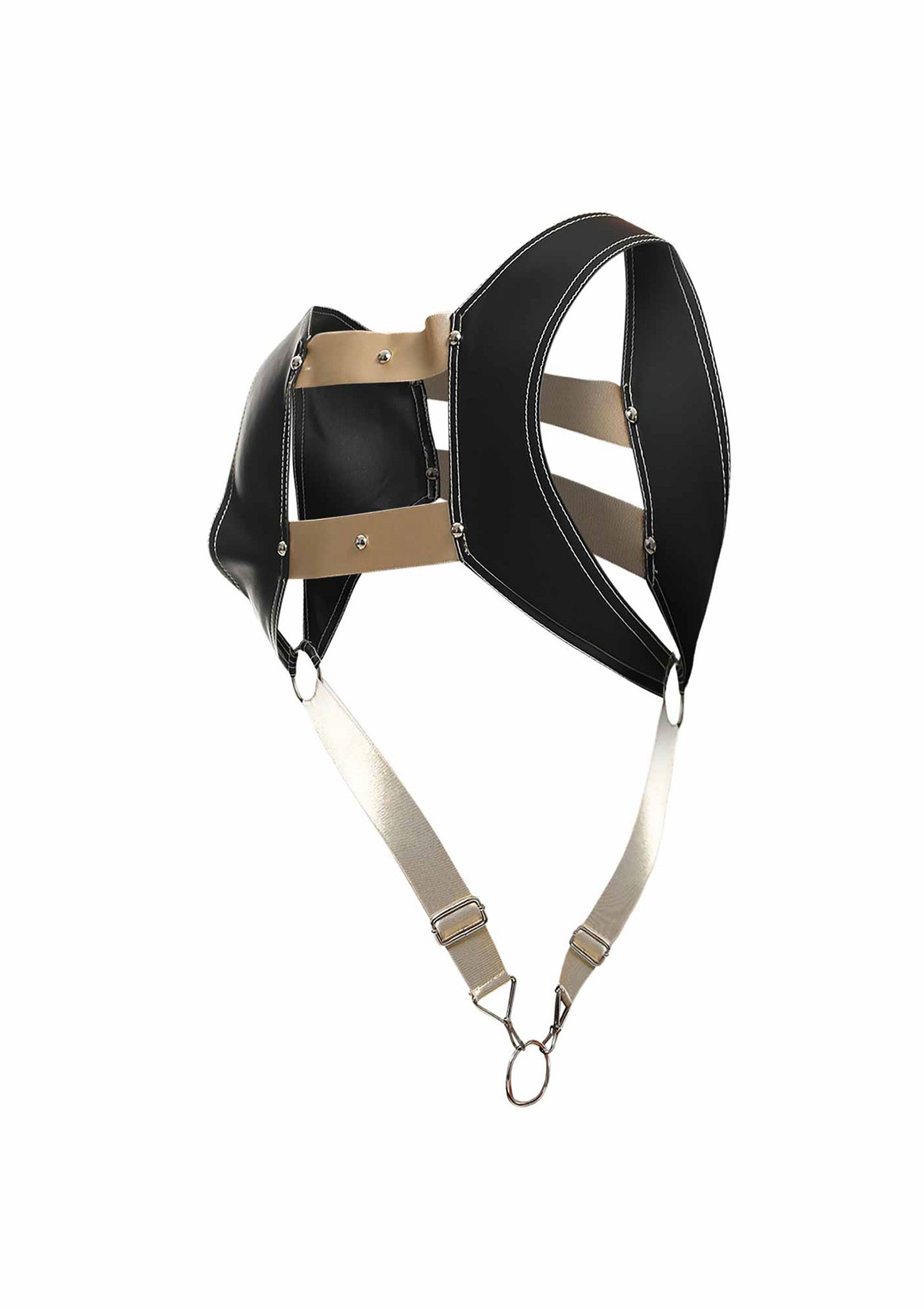 Lingerie MOB Eroticwear DNGEON Top Cockring Harness
