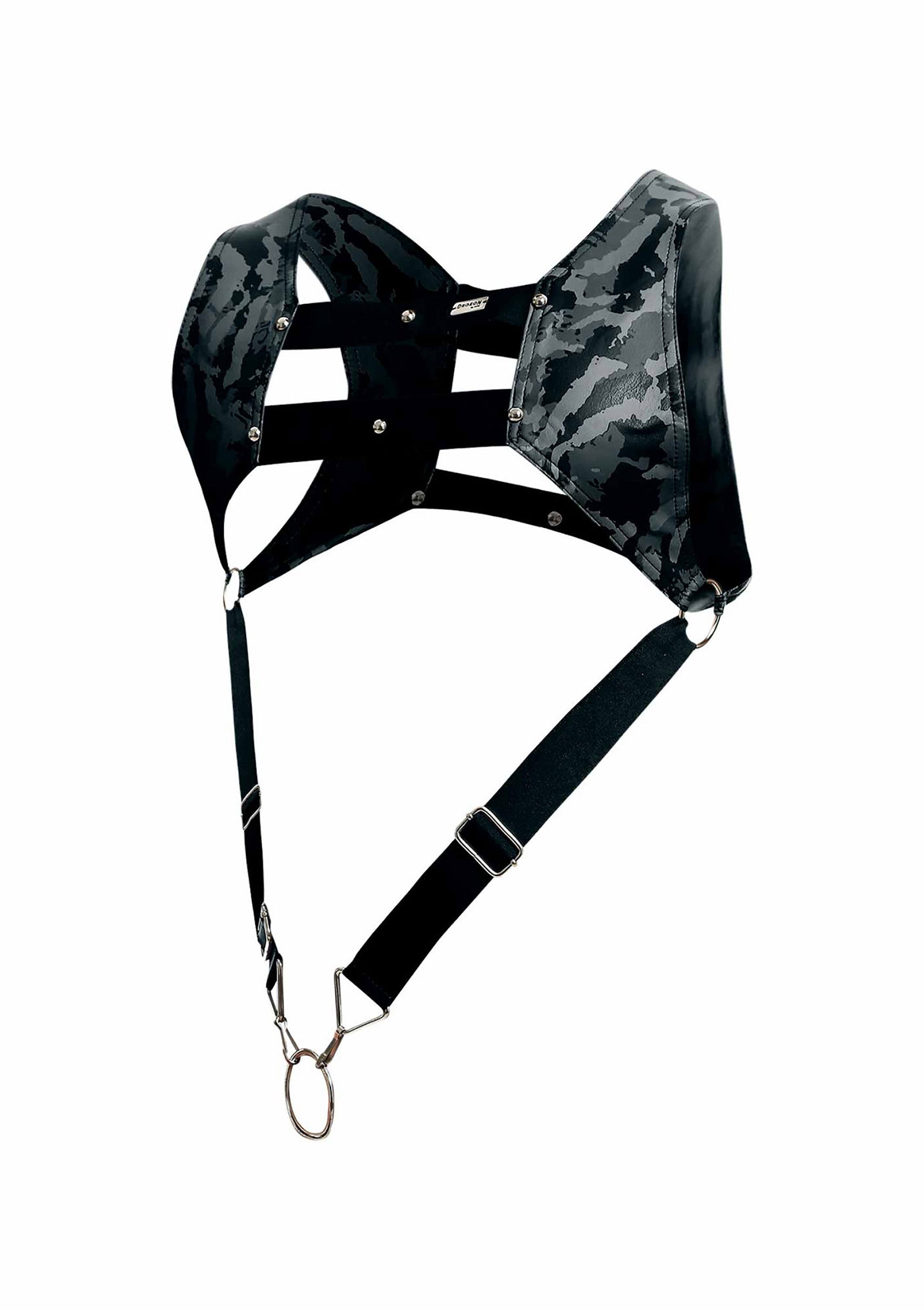 Lingerie MOB Eroticwear DNGEON Top Cockring Harness