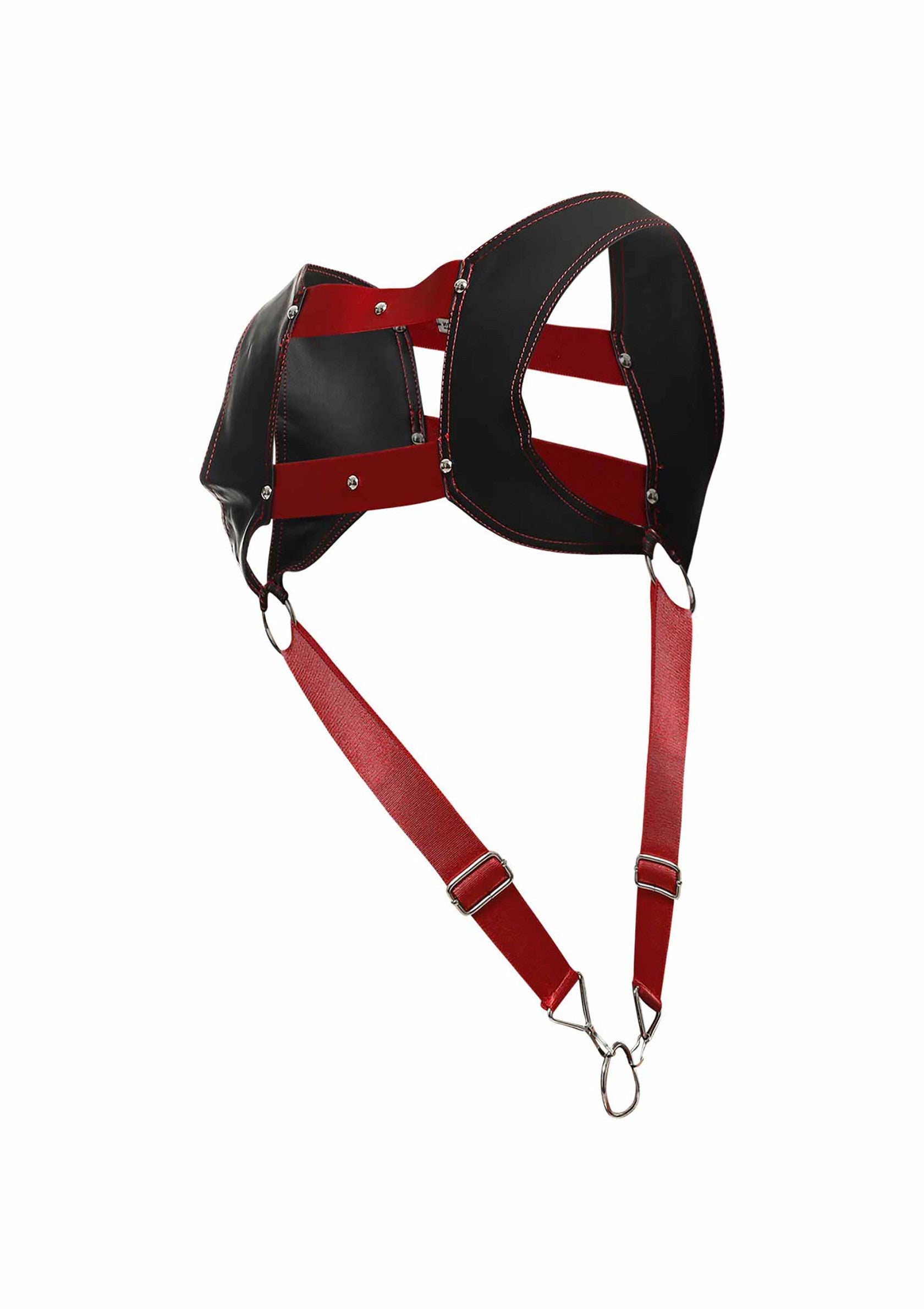 Lingerie MOB Eroticwear DNGEON Top Cockring Harness