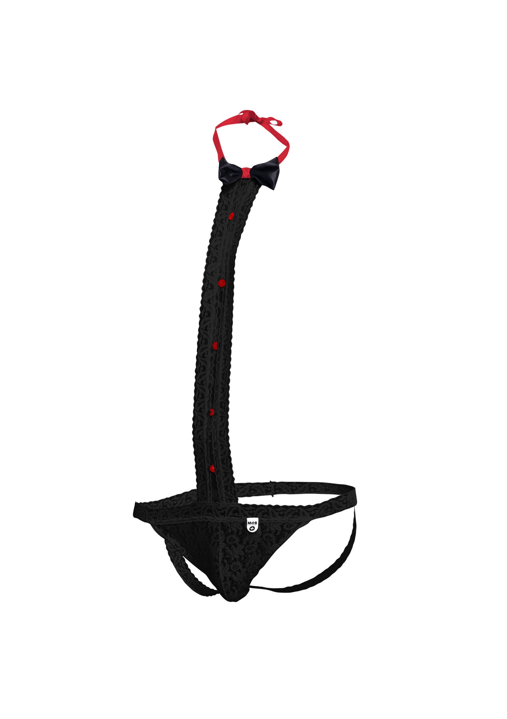 Lingerie MOB Eroticwear MOB Tuxedo Lace Thong