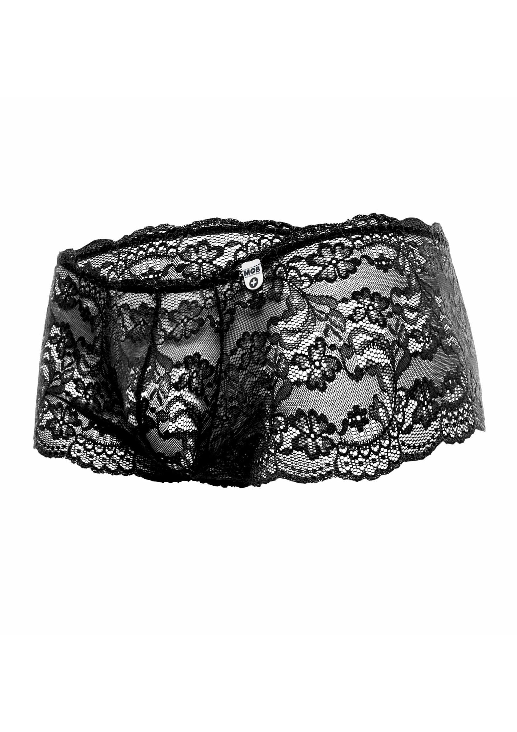 Lingerie MOB Eroticwear Rose Lace Boy Short