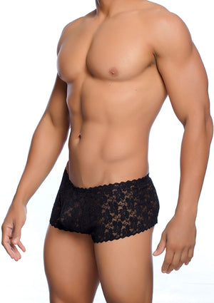 Lingerie MOB Eroticwear Rose Lace Boy Short