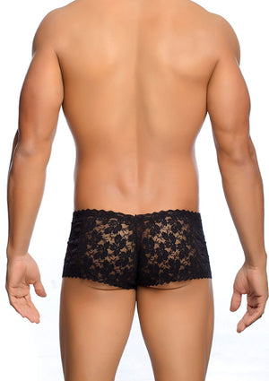 Lingerie MOB Eroticwear Rose Lace Boy Short