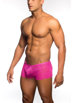 Lingerie MOB Eroticwear Rose Lace Boy Short