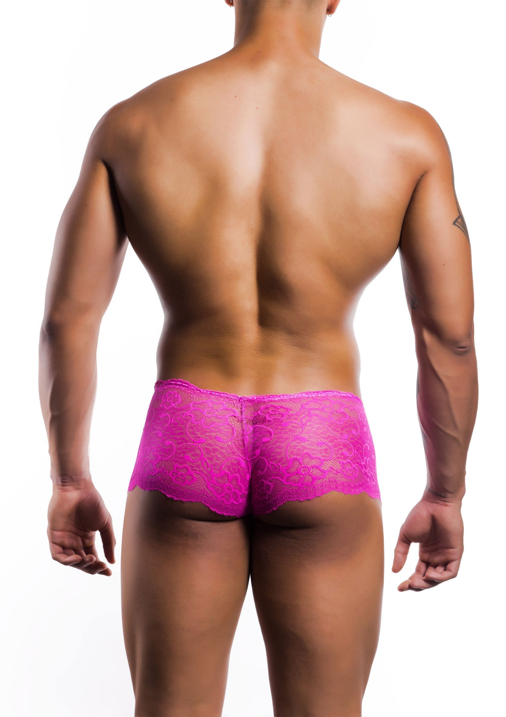 Lingerie MOB Eroticwear Rose Lace Boy Short