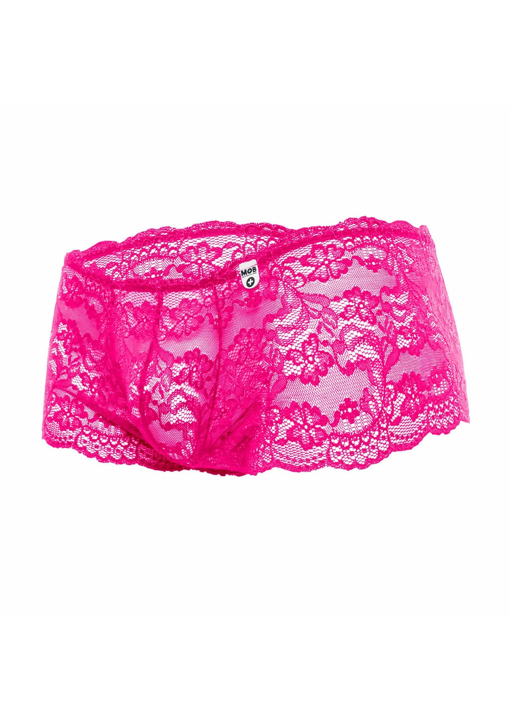 Lingerie MOB Eroticwear Rose Lace Boy Short