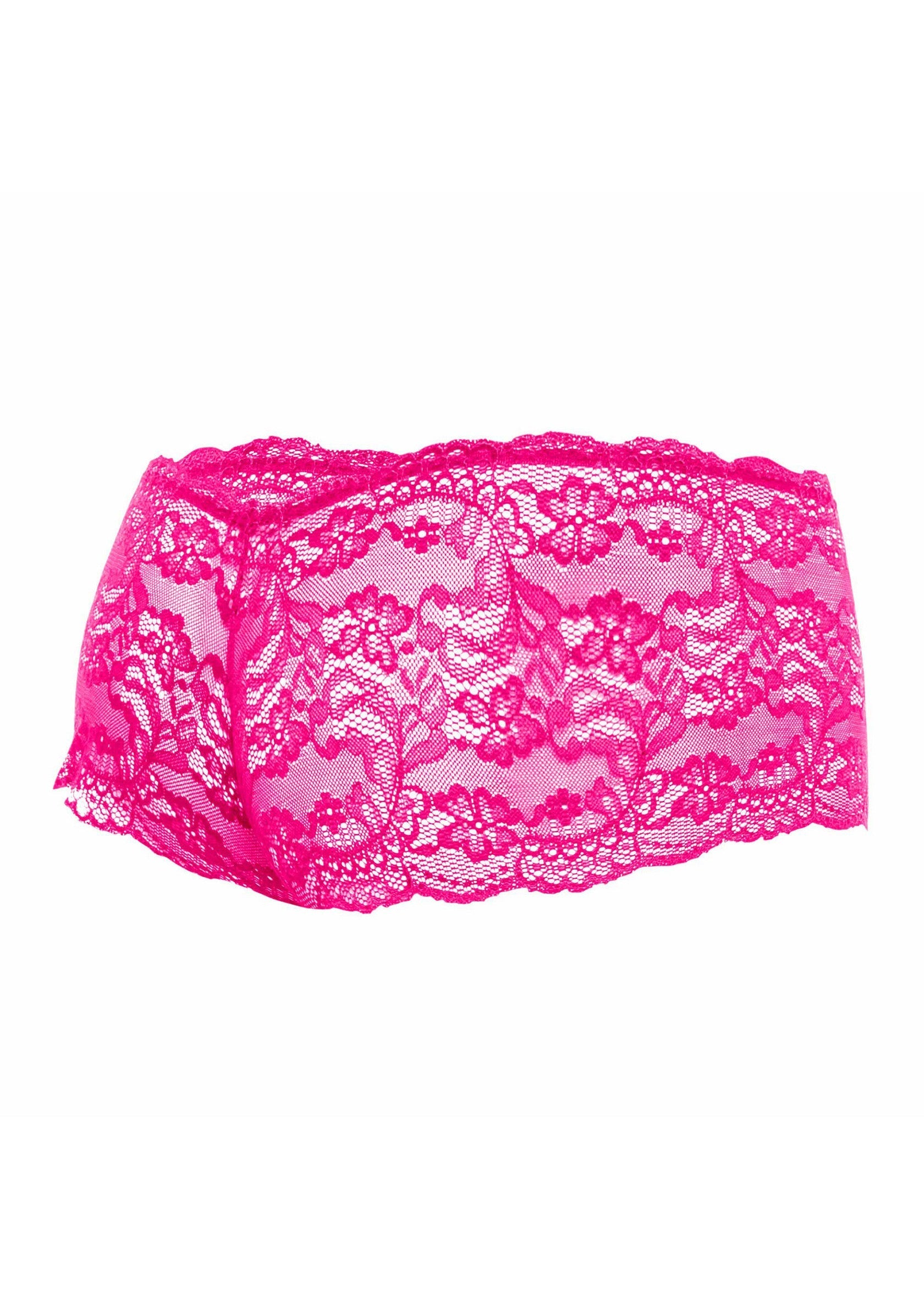 Lingerie MOB Eroticwear Rose Lace Boy Short