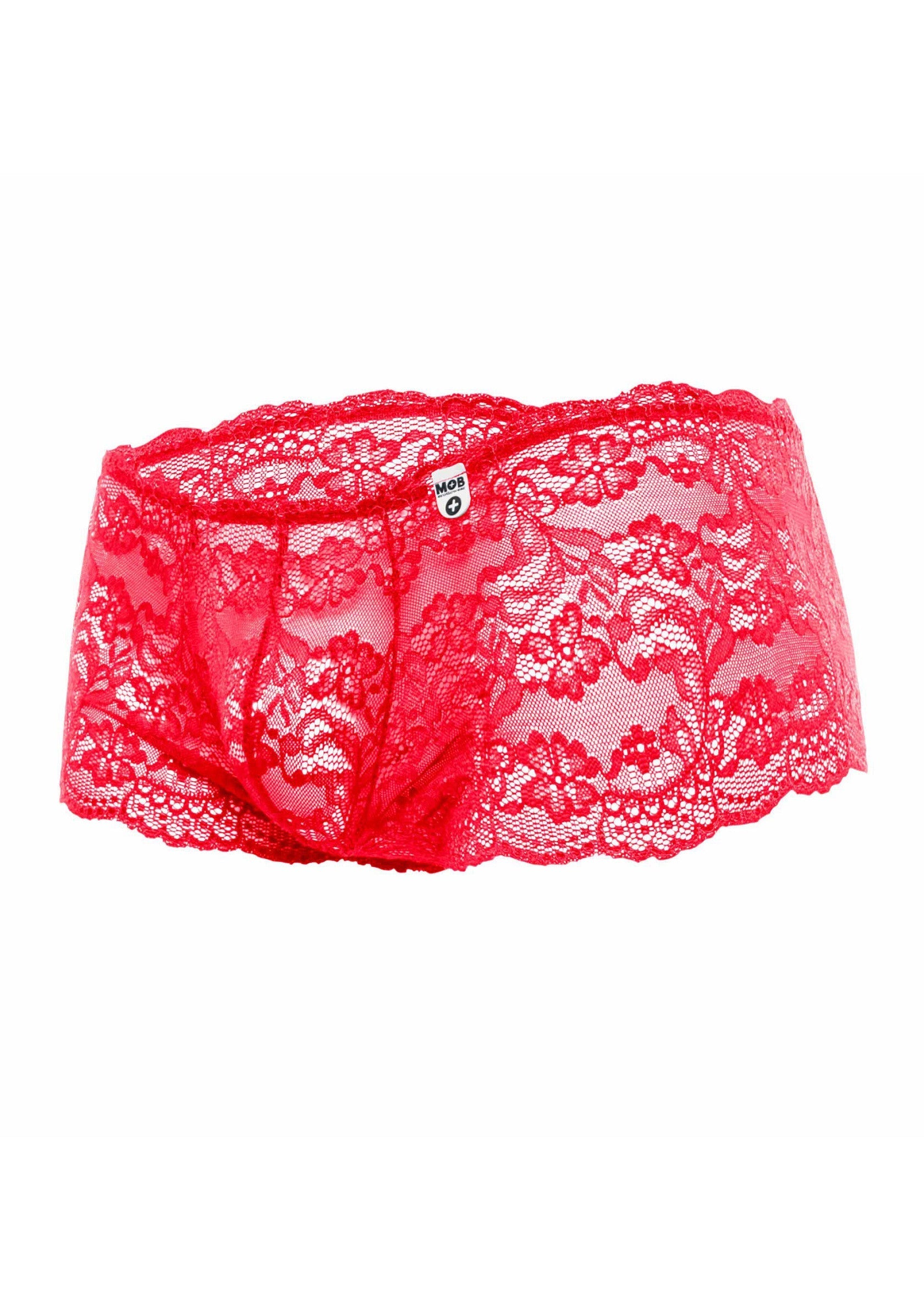 Lingerie MOB Eroticwear Rose Lace Boy Short