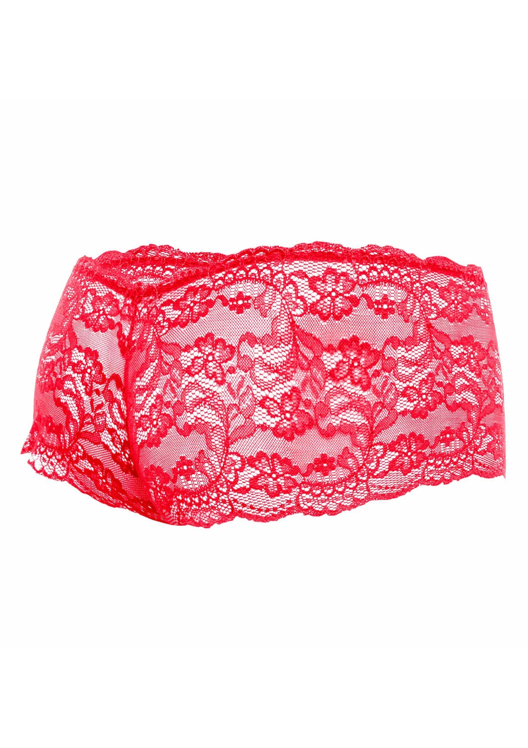 Lingerie MOB Eroticwear Rose Lace Boy Short