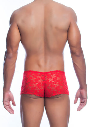 Lingerie MOB Eroticwear Rose Lace Boy Short